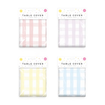 Wholesale Summer Linen Feel Table Cover 120 x 180cm | Wholesale Direct