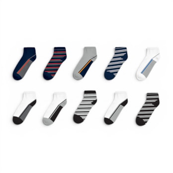 Wholesale Men's Stripe Trainer Socks 5pk | Wholesale Direct