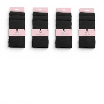 Wholesale Ladies 40 Denier Black Opaque Tights 3pk | Wholesale Direct