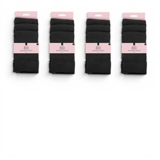 Wholesale Ladies 80 Denier Black Opaque Tights 3pk | Wholesale Direct Wholesale Ladies 80 Denier Black Opaque Tights 3pk | Wholesale Direct