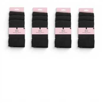 Wholesale Ladies 80 Denier Black Opaque Tights 3pk | Wholesale Direct