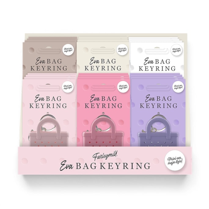 Wholesale EVA Bag Keyring CDU | Wholesale Direct Wholesale EVA Bag Keyring CDU | Wholesale Direct