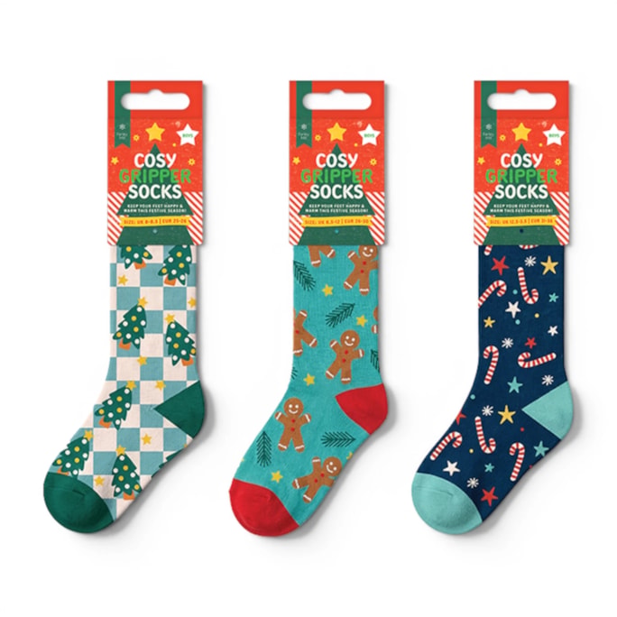 Wholesale Boys Printed Novelty Cosy Socks with Grippers | Wholesale Direct