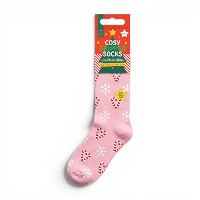 Wholesale Girls Printed Novelty Cosy Socks with Grippers | Wholesale Direct Wholesale Girls Printed Novelty Cosy Socks with Grippers | Wholesale Direct