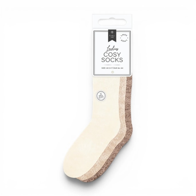 Wholesale Ladies Cosy Socks 3pk | Wholesale Direct Wholesale Ladies Cosy Socks 3pk | Wholesale Direct