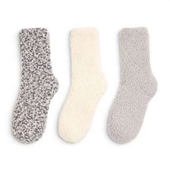 Wholesale Ladies Popcorn Cosy Socks 3pk | Wholesale Direct