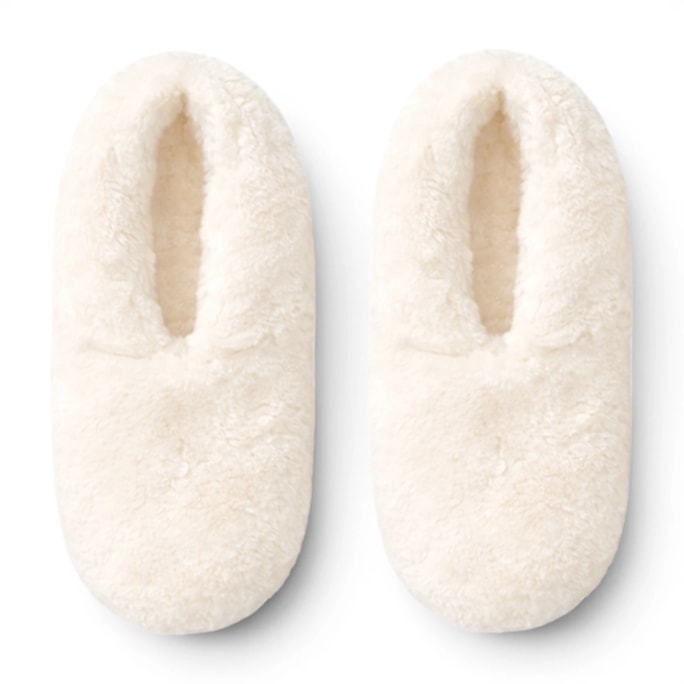 Wholesale Ladies Faux Fur Memory Foam Slipper Socks | Wholesale Direct