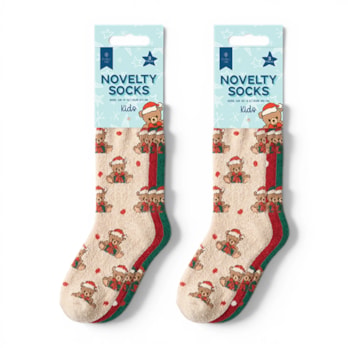 Wholesale Kids Super Soft Novelty Socks 3pk | Wholesale Direct