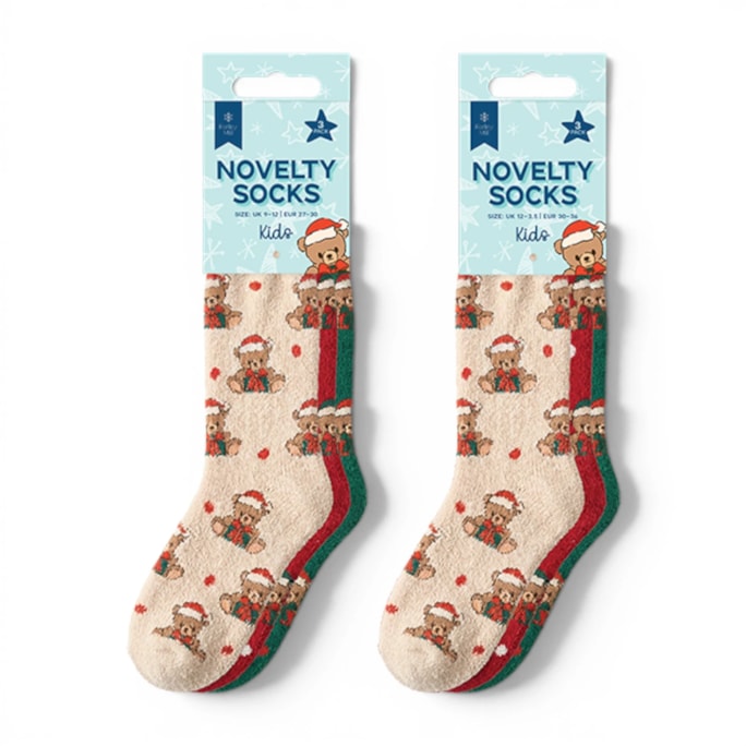 Wholesale Kids Super Soft Novelty Socks 3pk | Wholesale Direct