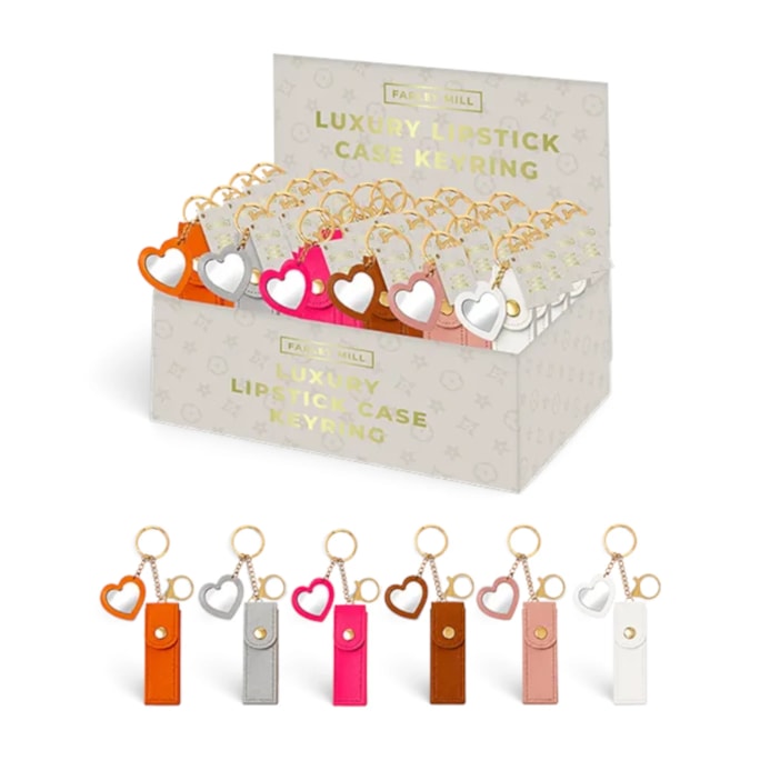 Wholesale Luxury Lipstick Case Keyring CDU | Wholesale Direct