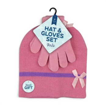 Wholesale Girls Beanie Hat & Gloves Set | Wholesale Direct Wholesale Girls Beanie Hat & Gloves Set | Wholesale Direct