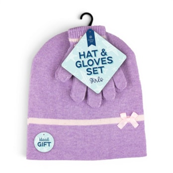 Wholesale Girls Beanie Hat & Gloves Set | Wholesale Direct