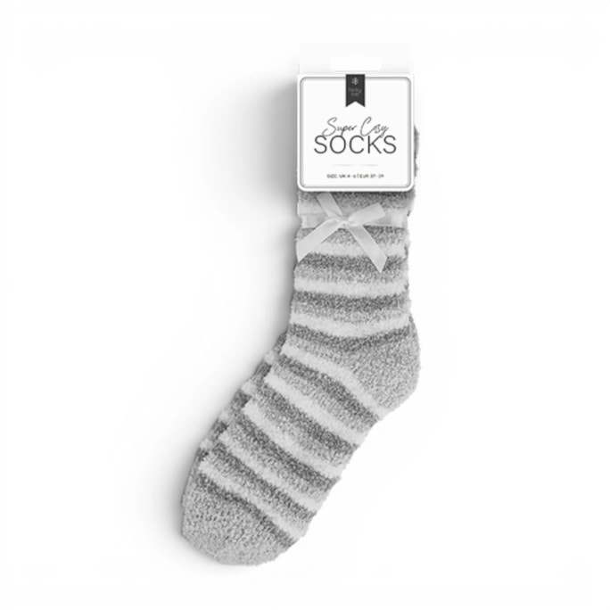 Wholesale Ladies Cozy Stripe Socks | Wholesale Direct