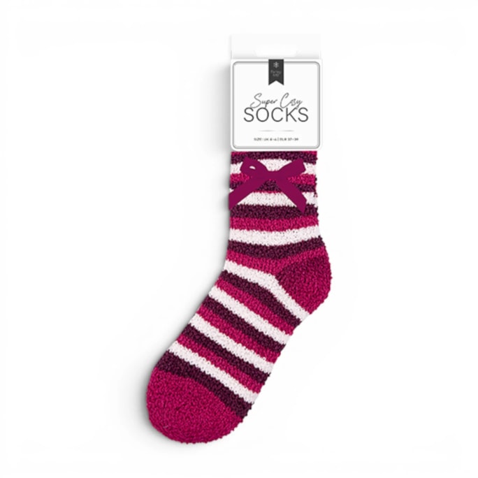 Wholesale Ladies Cozy Stripe Socks | Wholesale Direct