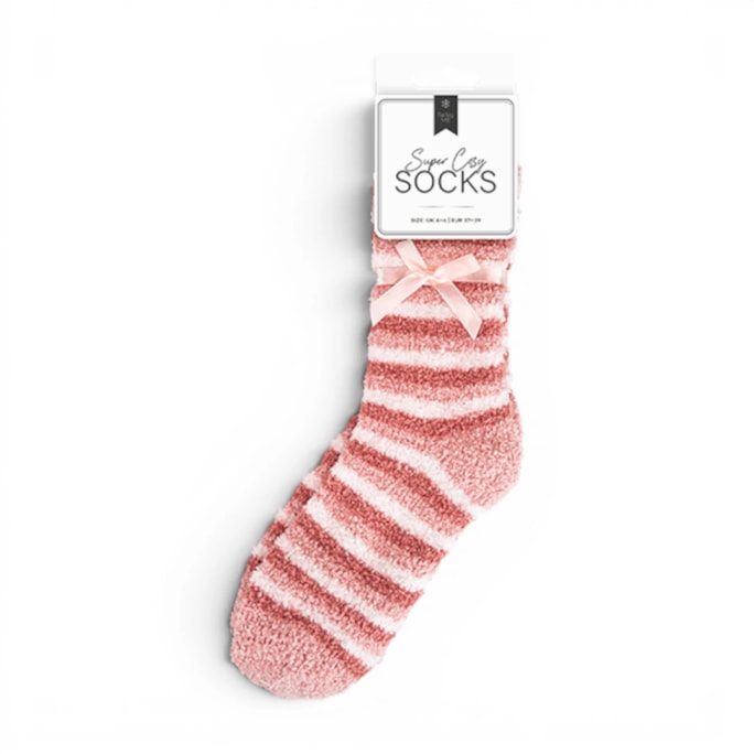Wholesale Ladies Cozy Stripe Socks | Wholesale Direct