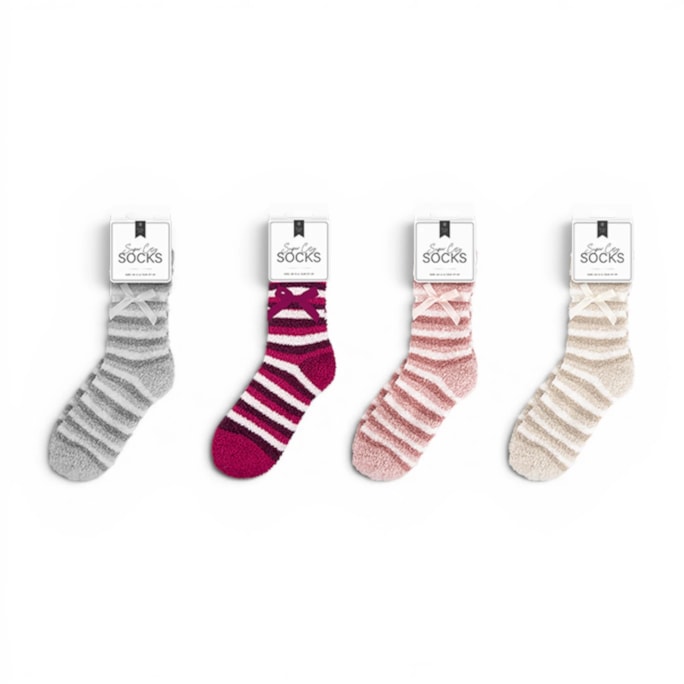 Wholesale Ladies Cozy Stripe Socks | Wholesale Direct