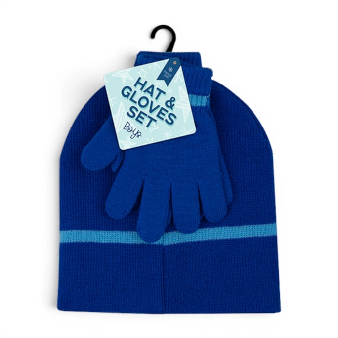 Wholesale Boys Beanie Hat & Gloves Set | Wholesale Direct