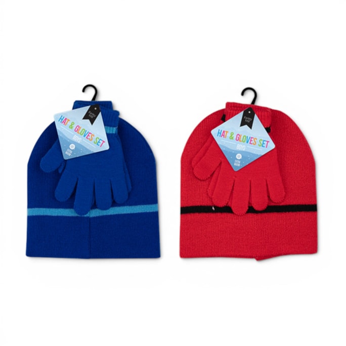 Wholesale Boys Beanie Hat & Gloves Set | Wholesale Direct