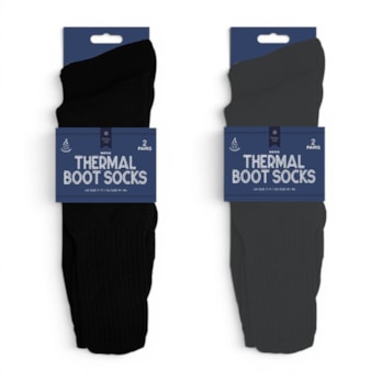 Wholesale Mens Thermal Boot Socks 2 Pairs | Wholesale Direct