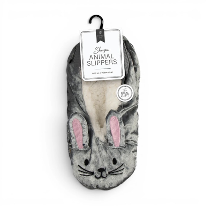 Wholesale Ladies Sherpa Animal Slippers | Wholesale Direct