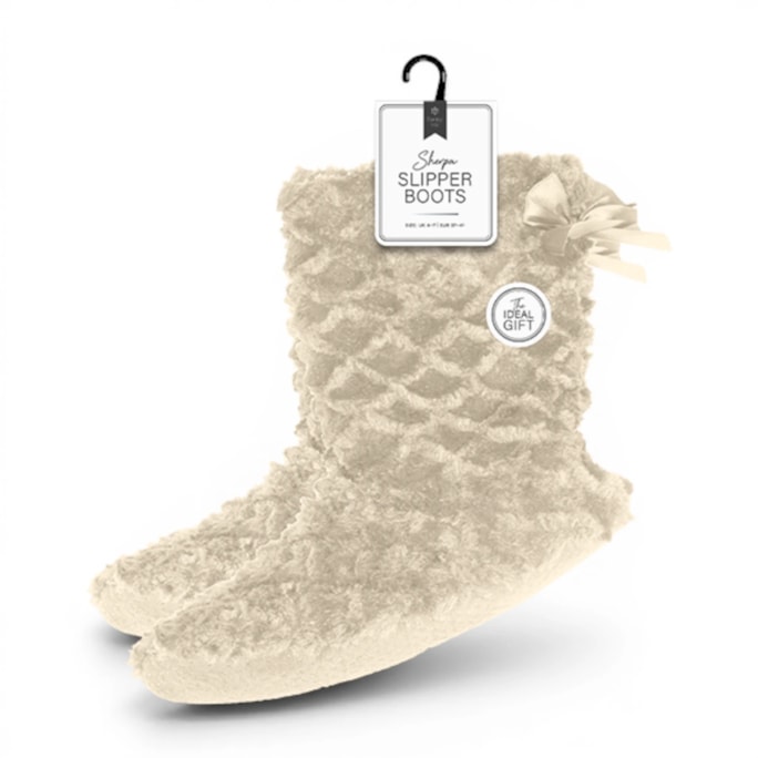 Wholesale Ladies Sherpa Slipper Boots | Wholesale Direct
