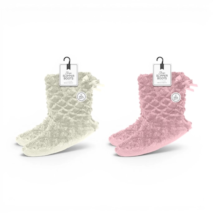 Wholesale Ladies Sherpa Slipper Boots | Wholesale Direct