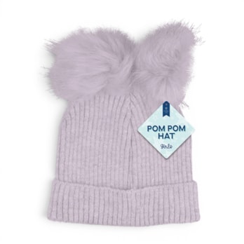Wholesale Girls Pom Pom Hat With Metallic Thread | Wholesale Direct