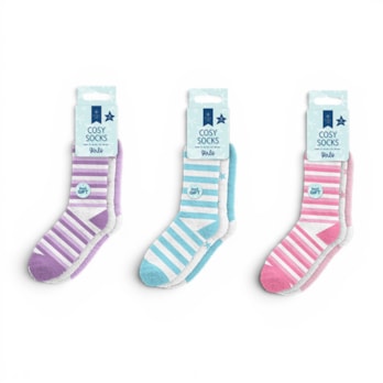 Wholesale Girls Cosy Socks 3pk | Wholesale Direct
