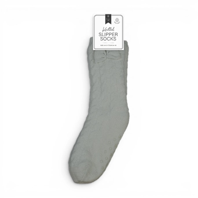Wholesale Ladies Lurex Knitted Slipper Socks | Wholesale Direct