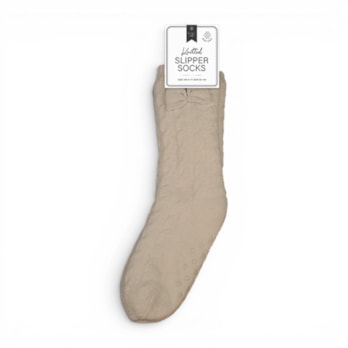 Wholesale Ladies Lurex Knitted Slipper Socks | Wholesale Direct
