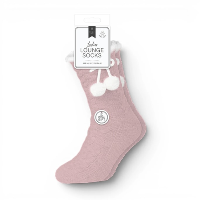 Wholesale Ladies Chenille Cable Lounge Socks with Grippers | Wholesale Direct Wholesale Ladies Chenille Cable Lounge Socks with Grippers | Wholesale Direct