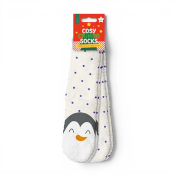 Wholesale Cosy Printed Socks with Grippers 2pk | Wholesale Direct
