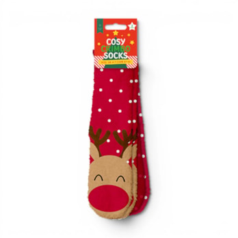 Wholesale Cosy Printed Socks with Grippers 2pk | Wholesale Direct Wholesale Cosy Printed Socks with Grippers 2pk | Wholesale Direct