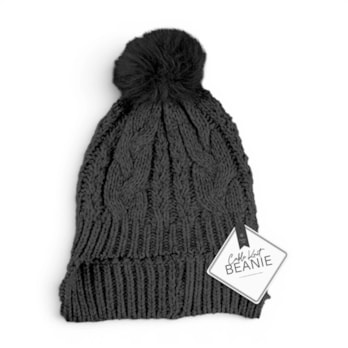 Wholesale Ladies Cable Knit Hat with Pom Pom | Wholesale Direct