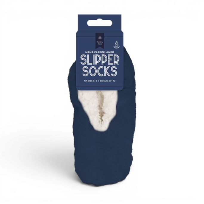 Wholesale Mens Fleece Lined Slipper Socks | Wholesale Direct