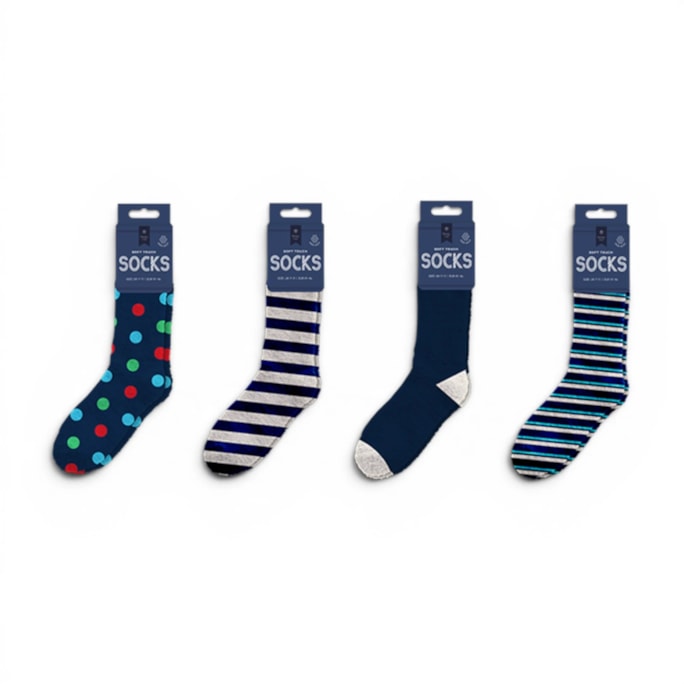 Wholesale Mens Supersoft Printed Socks with Grippers | Wholesale Direct