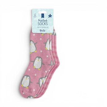 Wholesale Kids Printed Thermal Socks 4pk | Wholesale Direct