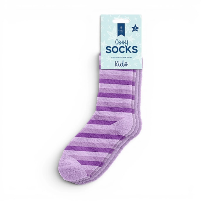 Wholesale Kids Cosy Socks 2pk | Wholesale Direct