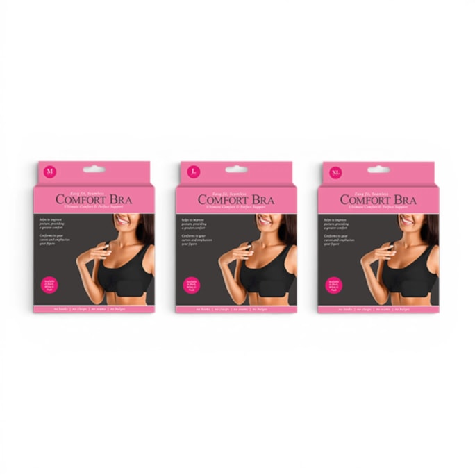 Wholesale Comfort Bra Black | Wholesale Direct