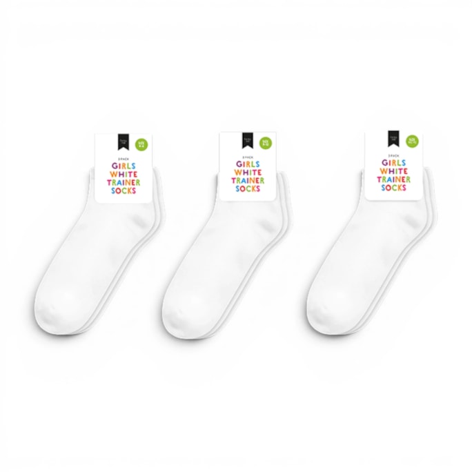 Wholesale Girls Plain Trainer Socks | Wholesale Direct