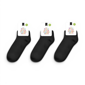 Wholesale Girls Plain Trainer Socks | Wholesale Direct