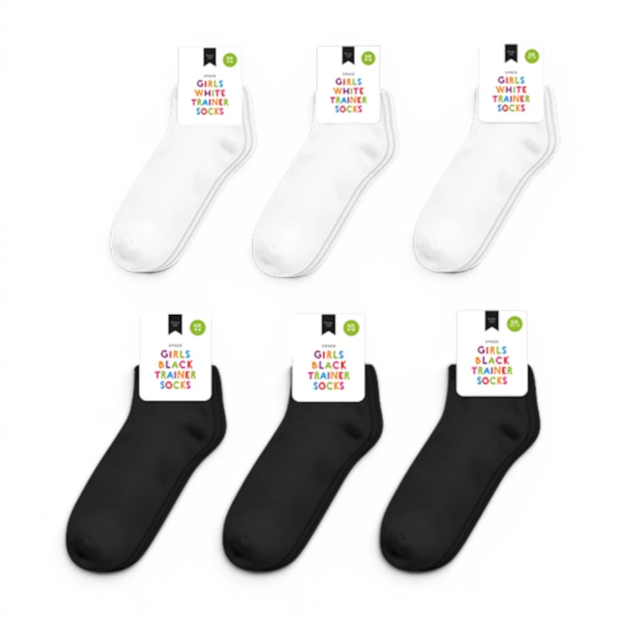 Wholesale Girls Plain Trainer Socks | Wholesale Direct