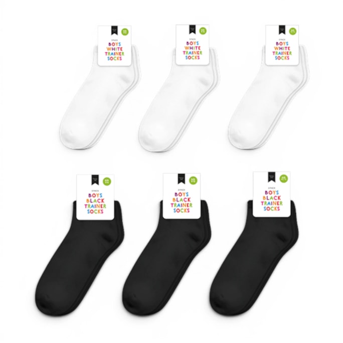 Wholesale Boys Plain Trainer Socks | Wholesale Direct