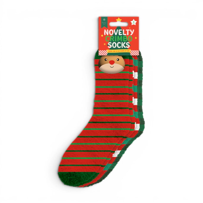 Wholesale Ladies Novelty Christmas Socks 3pk | Wholesale Direct