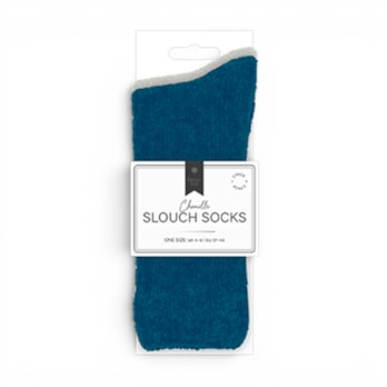 Wholesale Ladies Plain Chenille Slouch Socks 2pk | Wholesale Direct