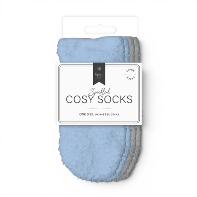 Wholesale Ladies Mixed Cosy Socks 2pk | Wholesale Direct