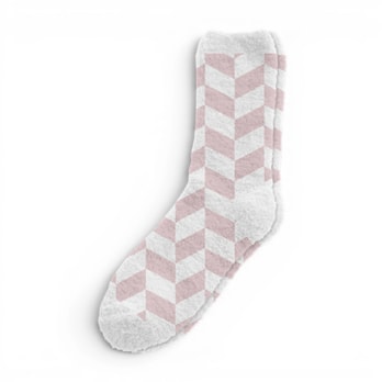 Wholesale Ladies Printed Cosy Socks 2pk | Wholesale Direct