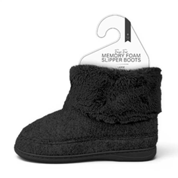Wholesale Ladies Faux Fur Lined Memory Foam Slipper Boots | Wholesale Direct Wholesale Ladies Faux Fur Lined Memory Foam Slipper Boots | Wholesale Direct
