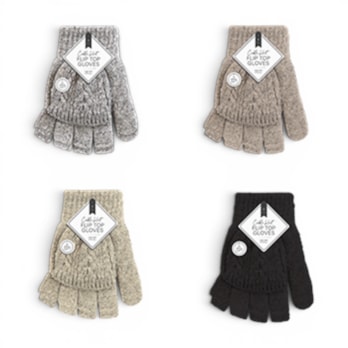 Wholesale Ladies Cable Knit Flip Top Gloves | Wholesale Direct Wholesale Ladies Cable Knit Flip Top Gloves | Wholesale Direct