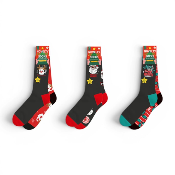 Wholesale Mens Novelty Christmas Cotton Rich Socks 2pk | Wholesale Direct Wholesale Mens Novelty Christmas Cotton Rich Socks 2pk | Wholesale Direct
